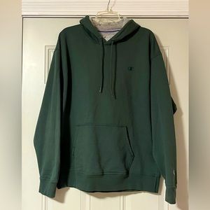 Champion hooded sweatshirt - XL - hunter green